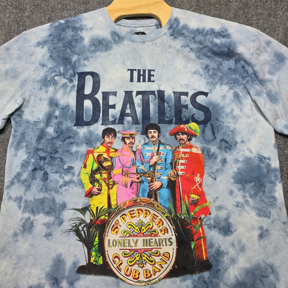 The Beatles Sgt Peppers Lonely Hearts Club Band Tie Dye Graphic T-Shirt‎ Men 2XL - Picture 6 of 10